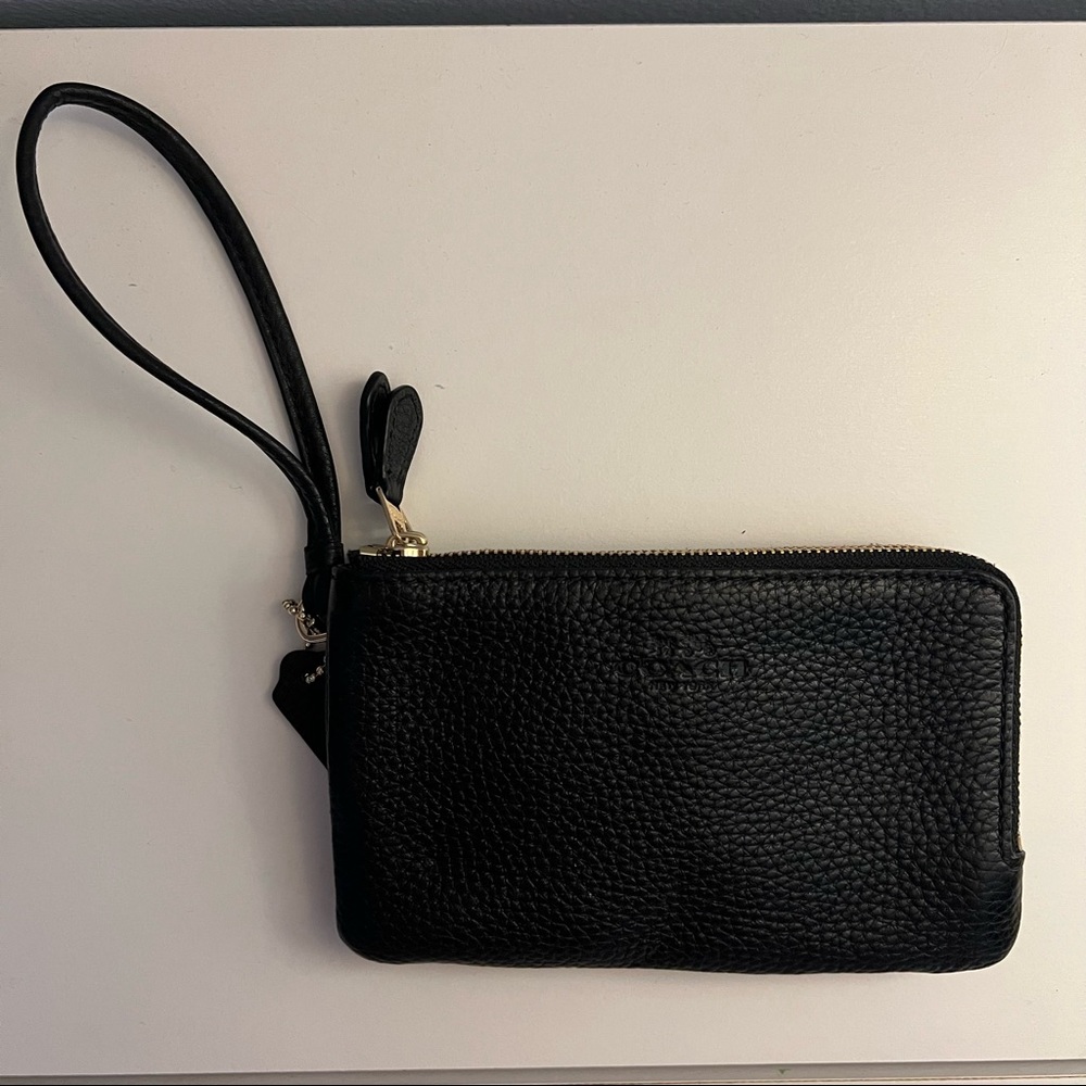 Coach Dual Zipper Wristlet